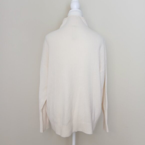 Aritzia Babaton Luxe Cashmere Kath Mockneck Pullover Sweater Size Small - Picture 6 of 9